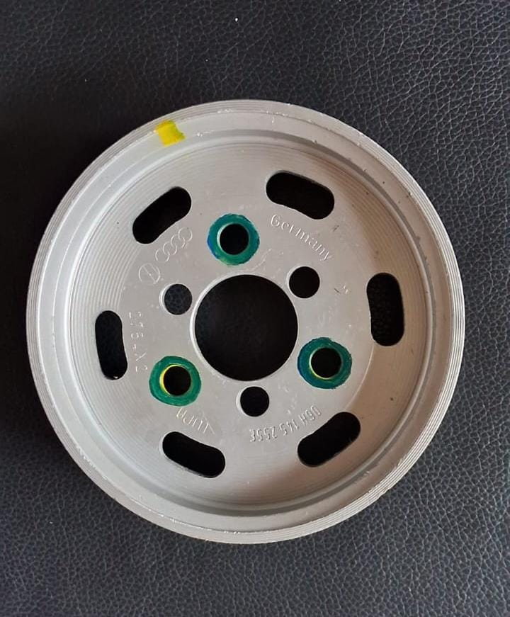 Audi Q7 (2010-15), VW Touareg (2007-18), Phaeton (2011-16) - Hydraulic Pump (Power Steering Pump) Pulley - 06H145255E - MJ