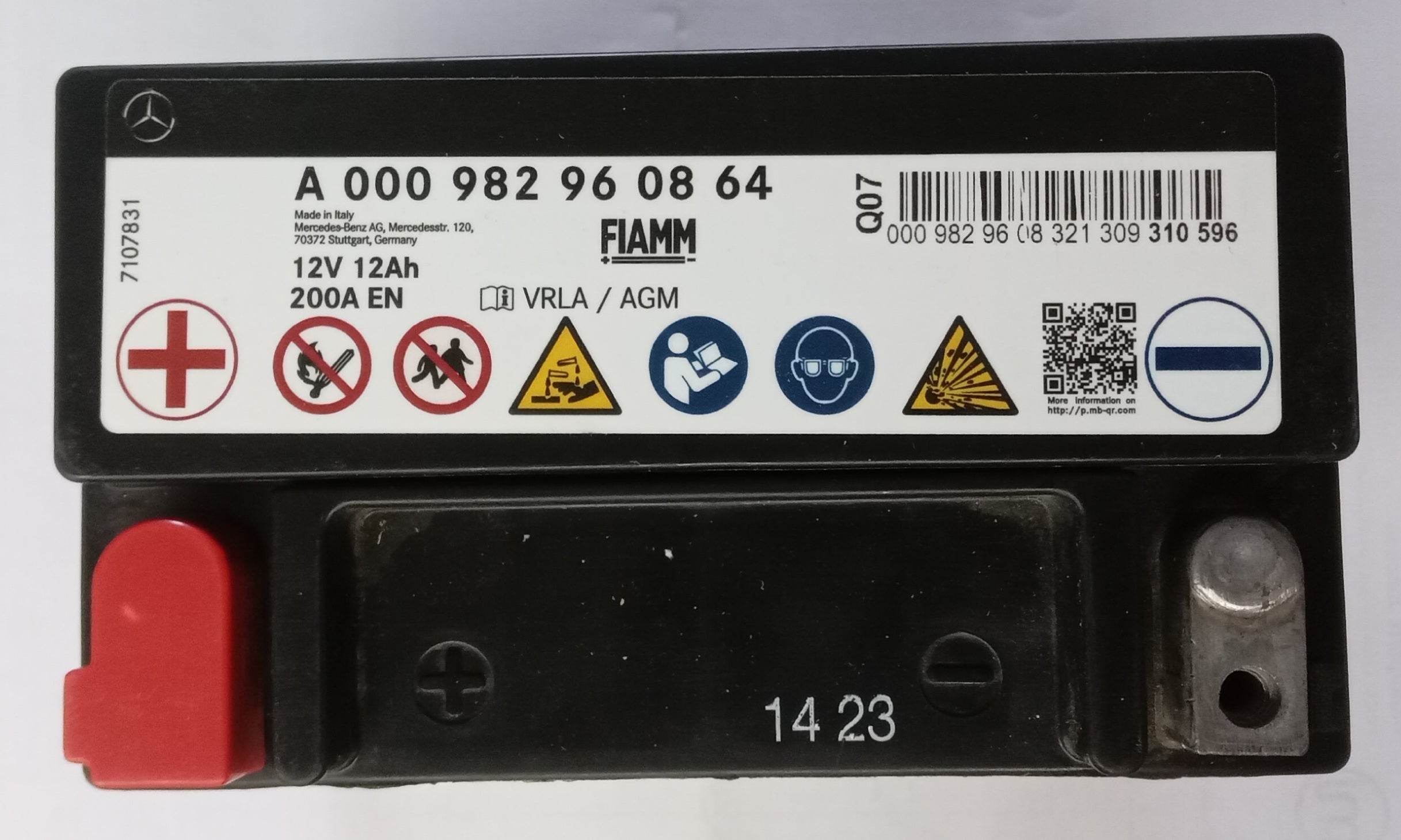 Mercedes Genuine Auxiliary Battery A2115410001 - Mercedes – Motorparts ...