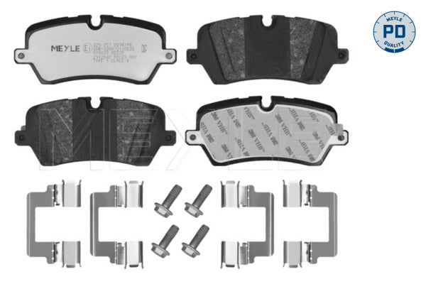 Land Rover Defender L663, Discovery V L462, Range Rover L405, Range Rover Sport II L494 Rear Brake Pad Set - 0252572016/PD Meyle Germany
