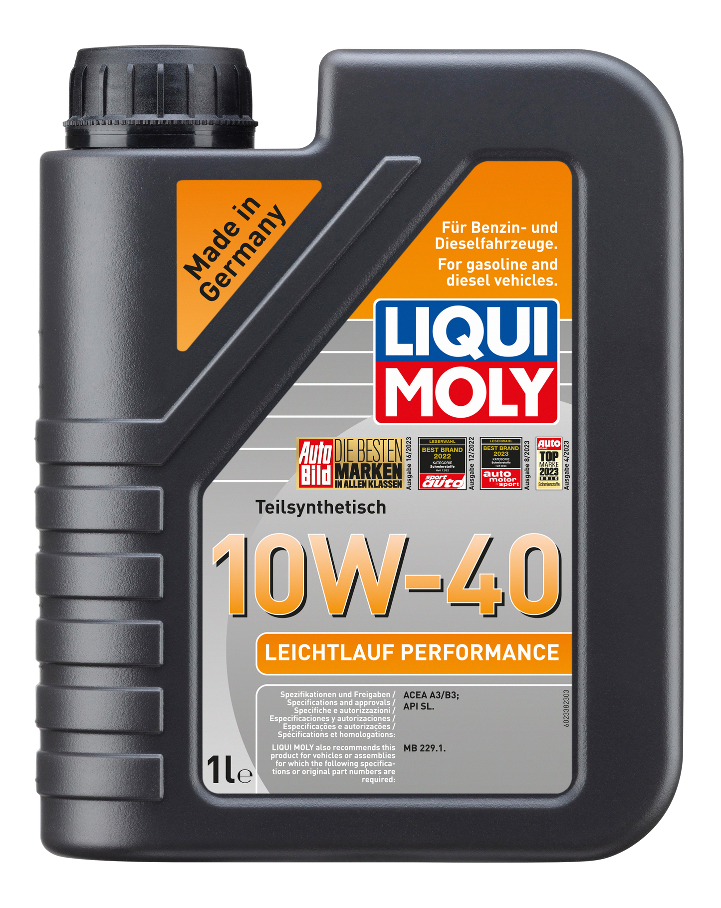 Liqui Moly 2338 Leichtlauf Performance 10W-40 1L - Liqui Moly
