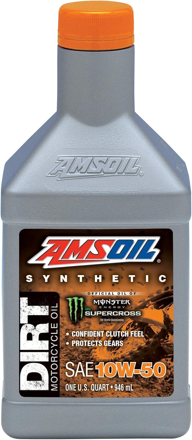 Amsoil Dirt Bike 10W-50 100% Synthetic Motorcycle Oil 946ml - DB50QT Amsoil