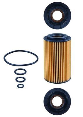Mercedes A W176, B W246, CLA C117, GLA X156 Diesel - Oil Filter OX 153/7D - Mahle