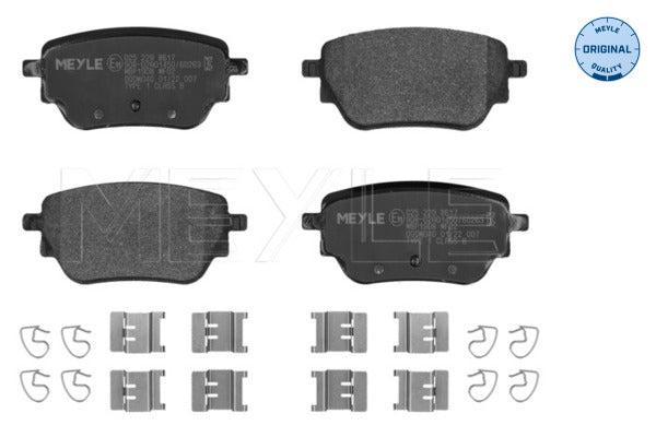 Mercedes A W177, B W247, CLA C118, GLA H247, GLB X247, EQA H243 - Rear Brake Pad Set 0252298617 - Meyle