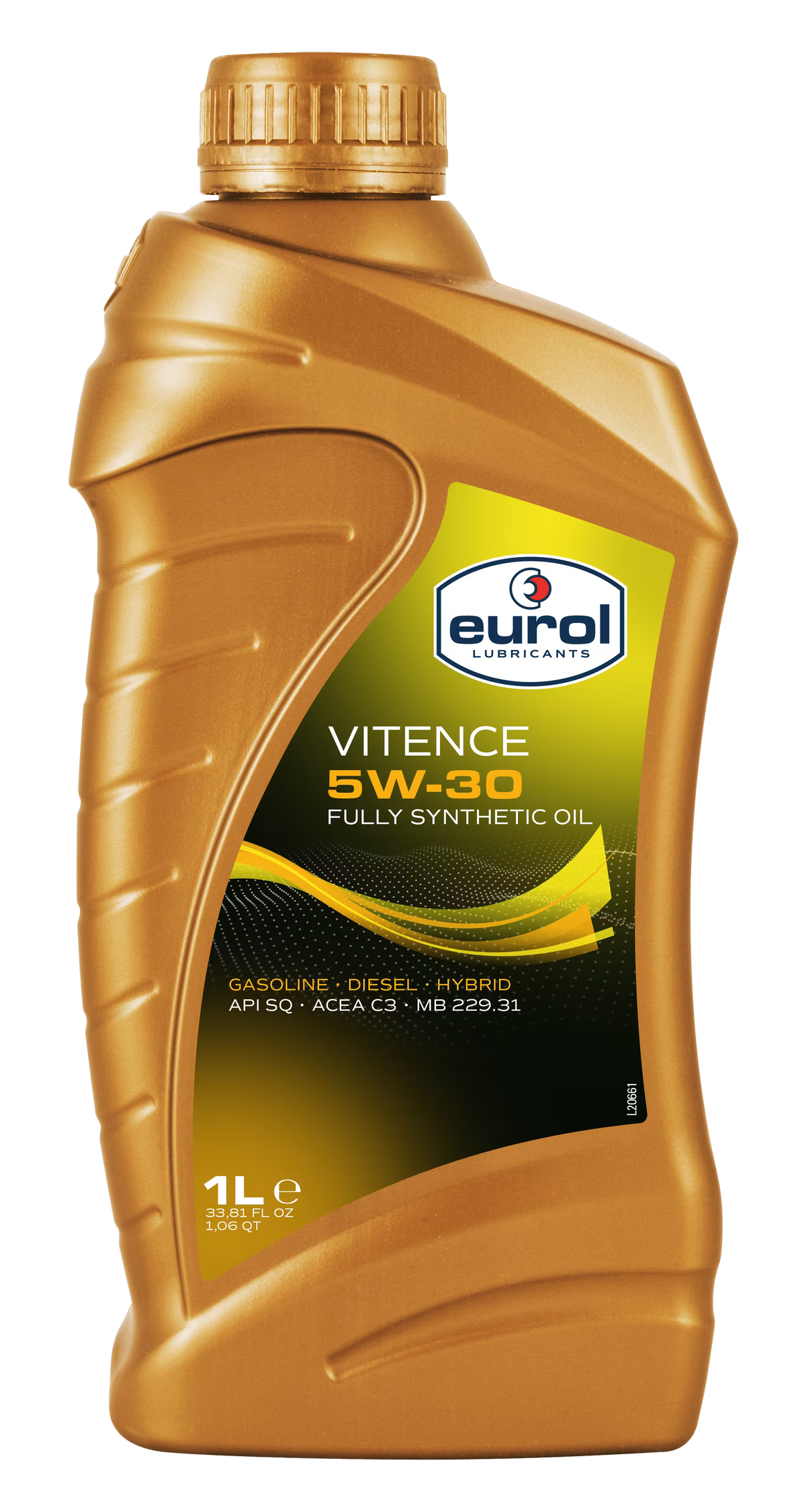 Eurol Vitence 5W-30 Fully Synthetic Engine Oil 1L - Eurol