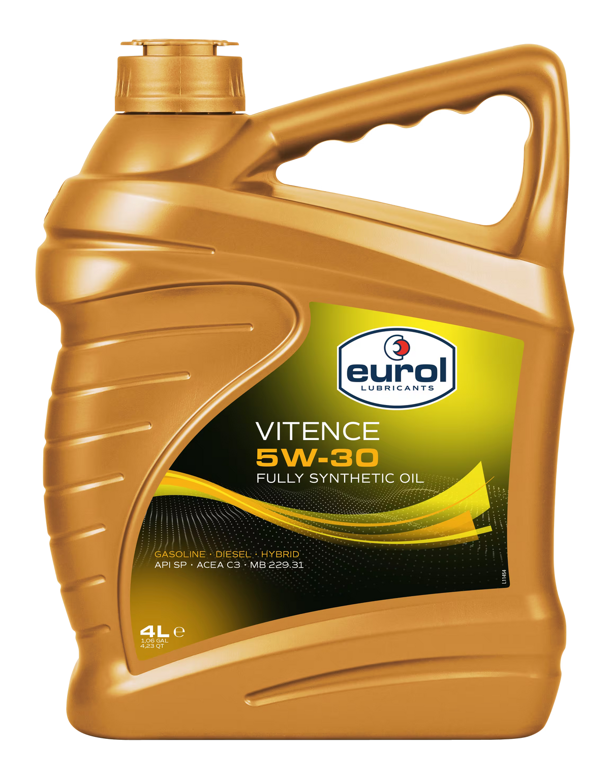Eurol Vitence 5W-30 Fully Synthetic Engine Oil 4L - Eurol