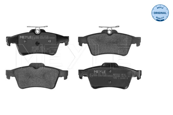 Jaguar XF I X250, XJ X350, XK II X150, Volvo V40 - Rear Brake Pads - 0252413716 - Meyle