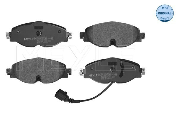 Audi A1 8X1, A3 8V1, Q2 GAB, Q3F3B, Skoda Kodiaq NS6, Octavia III, IV, Superb II, Volkswagen Beetle 5C1, Jetta III, IV, Tiguan 2.0L TDI - Front Brake Pads + Disc Rotor Set Combo - Meyle Germany