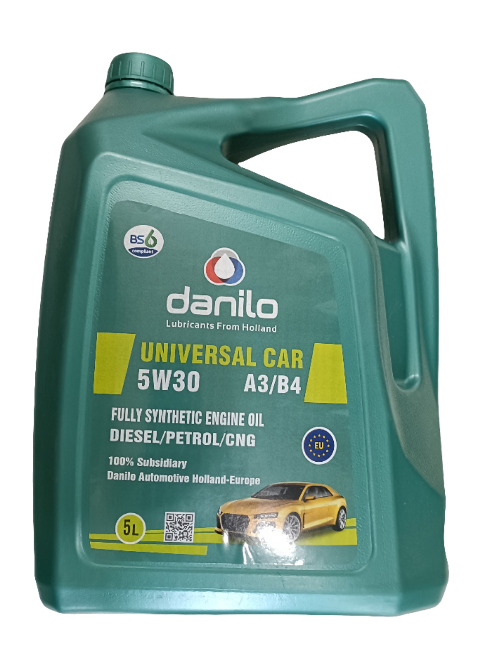 Danilo 5W-30 A3/B4 Full Synthetic Engine Oil 5 Litres - Danilo Netherlands