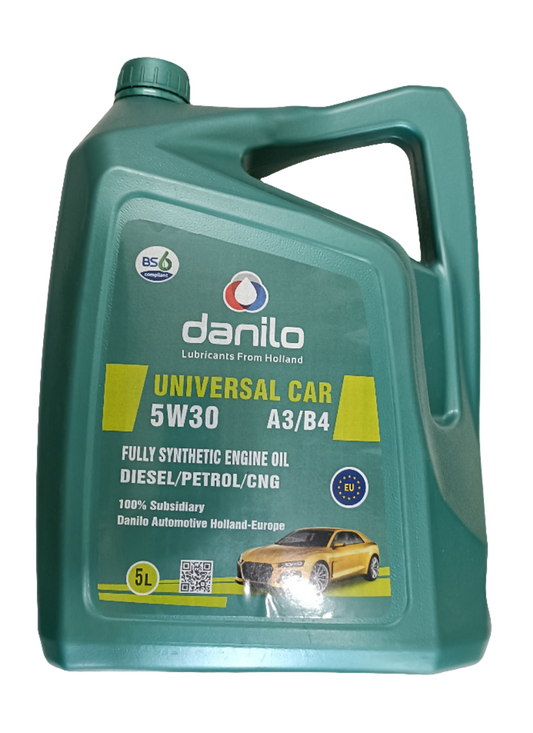 Danilo 5W-30 A3/B4 Fully Synthetic Engine Oil 5 Litres - Danilo Netherlands