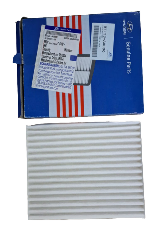 Hyundai Creta Diesel 2015-20 Model - Hyundai Oil Filter + Hyundai Air Filter + Hyundai AC Filter