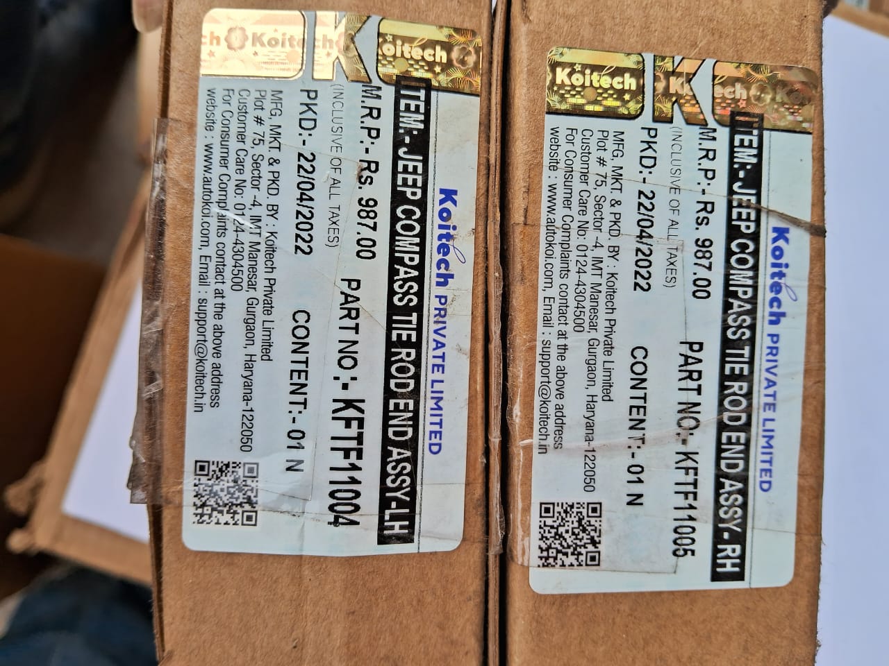 Jeep Compass Tie Tod End Set - Autokoi