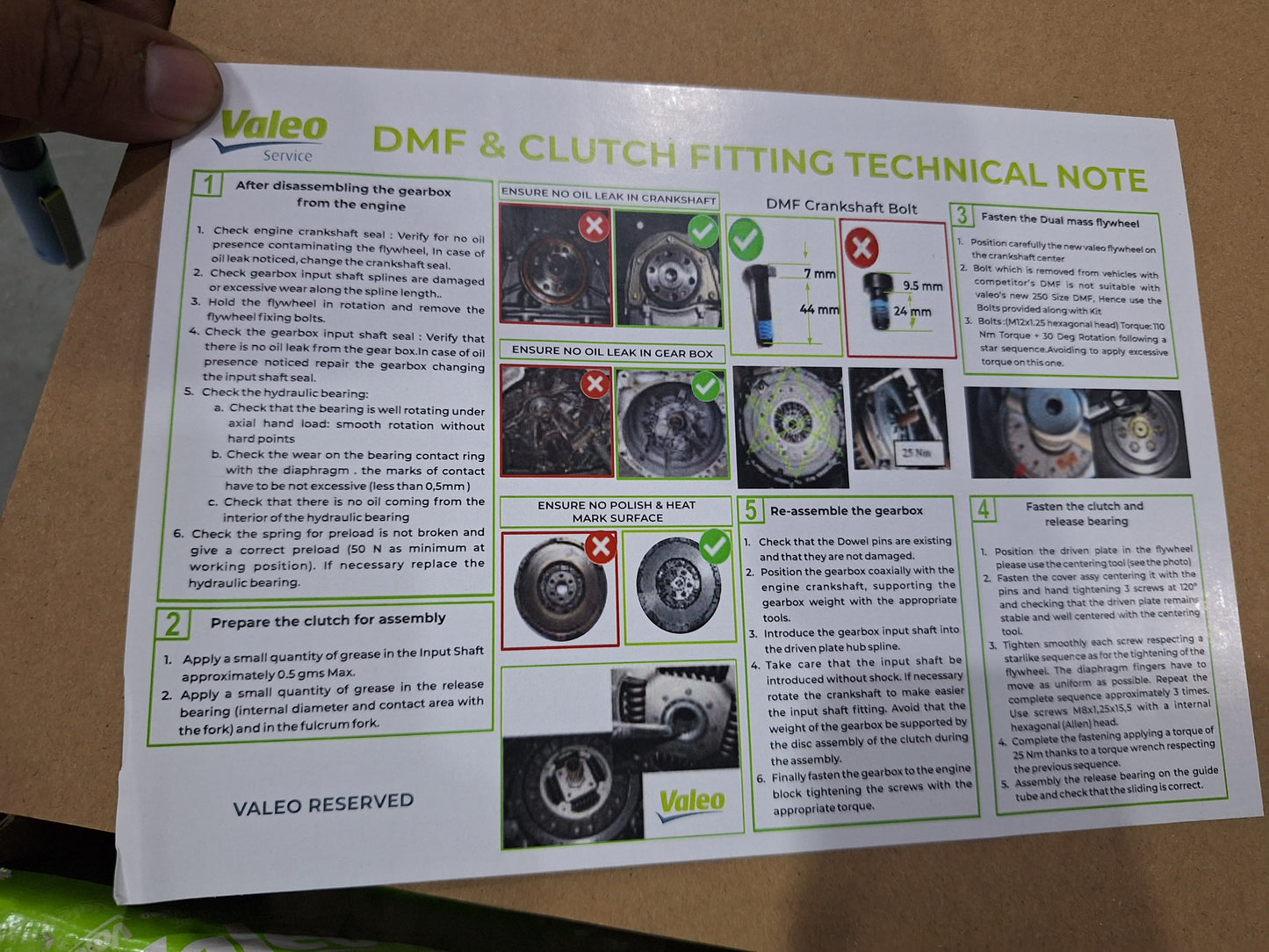 Jeep Compass, Meridian Diesel Manual - Clutch Set 843690 & Flywheel 843689 - Valeo, Clutch Bearing Raicam