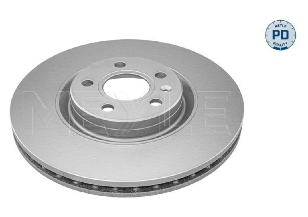 Volvo XC40, S60 III, S90 II, XC60 II, XC90 II Front Disc Rotor Set, Dia 322 mm - 5835210046/PD Meyle Germany