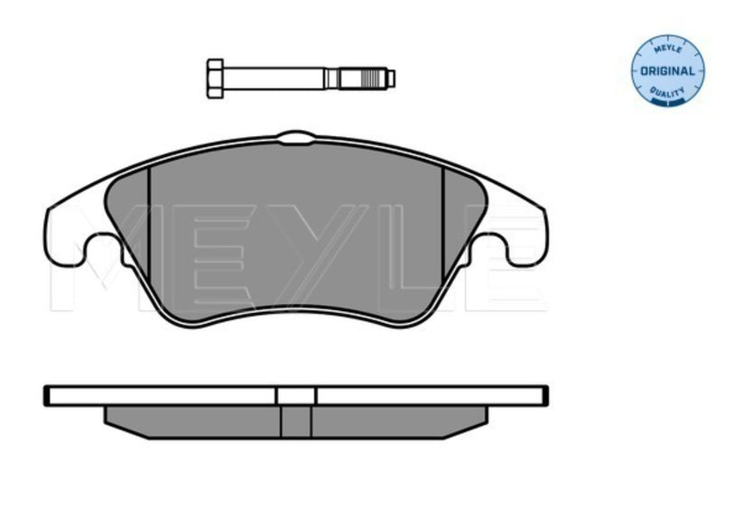 Mercedes C, E, GL, ML, S, GLK, SLK Diesel Filter - 0143230023 Meyle Germany + Meyle Front Brake Pads 0252431019 + Mahle Air Filter LX 1833