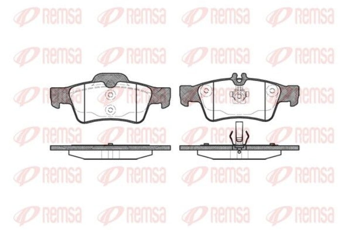 Mercedes E Class 212 - Rear Brake Pad Set - KR 0991.00 - Remsa