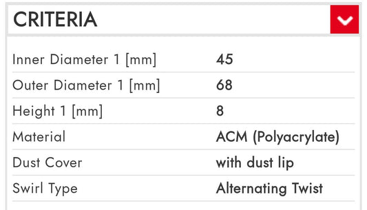 Audi A4 8K2, A6 4F2, Q5 8RB Petrol Differential Shaft Seal - 82035178 Corteco Germany