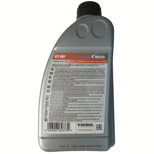 Vaico ATF 8HP 1 litre - 8 Transmission Oil Green Color - V60-0264- Vaico (Made in Germany)