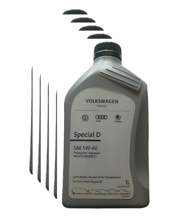 Audi, Skoda, VW Special D SAE 5W-40 5L (5x1L) - VW 505 00/505 01