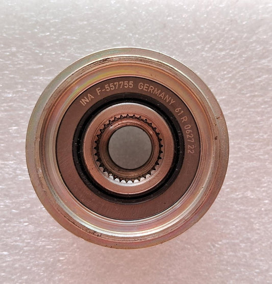 Renault Duster, Fluence, Logan, Audi A6 Old, Nissan Micra - Alternator Freewheel Clutch (Alternator Pulley) - 535 0105 10 - INA