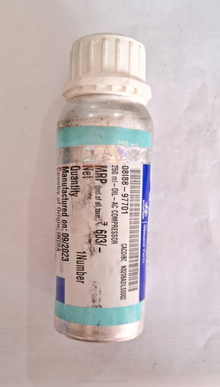 Hyundai Compressor Oil 250 ml - 08I88-97701 - Hyundai