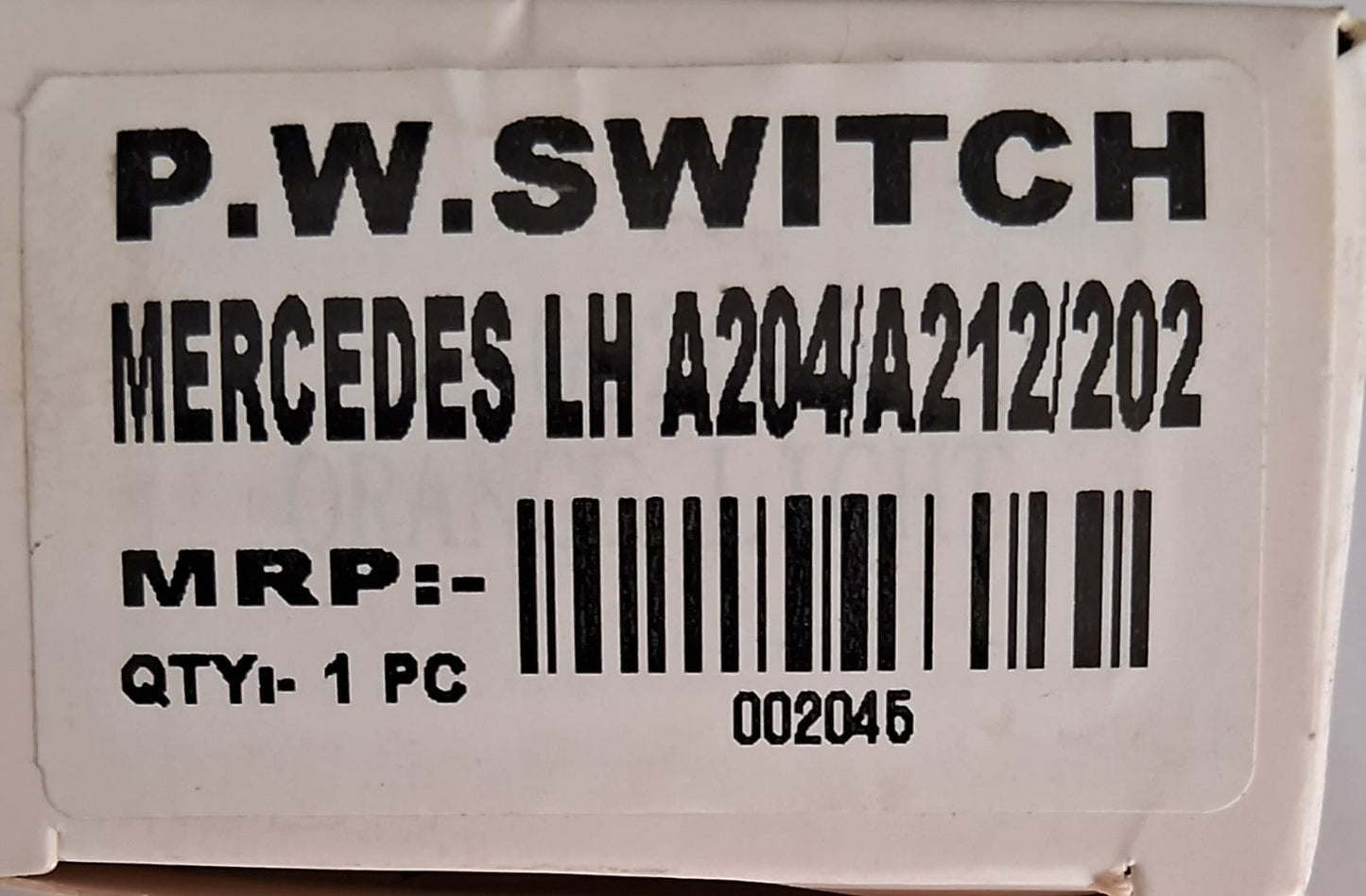Mercedes C Class 202, 204, E Class 212 - Power Window Switch Front LH Side - MJ