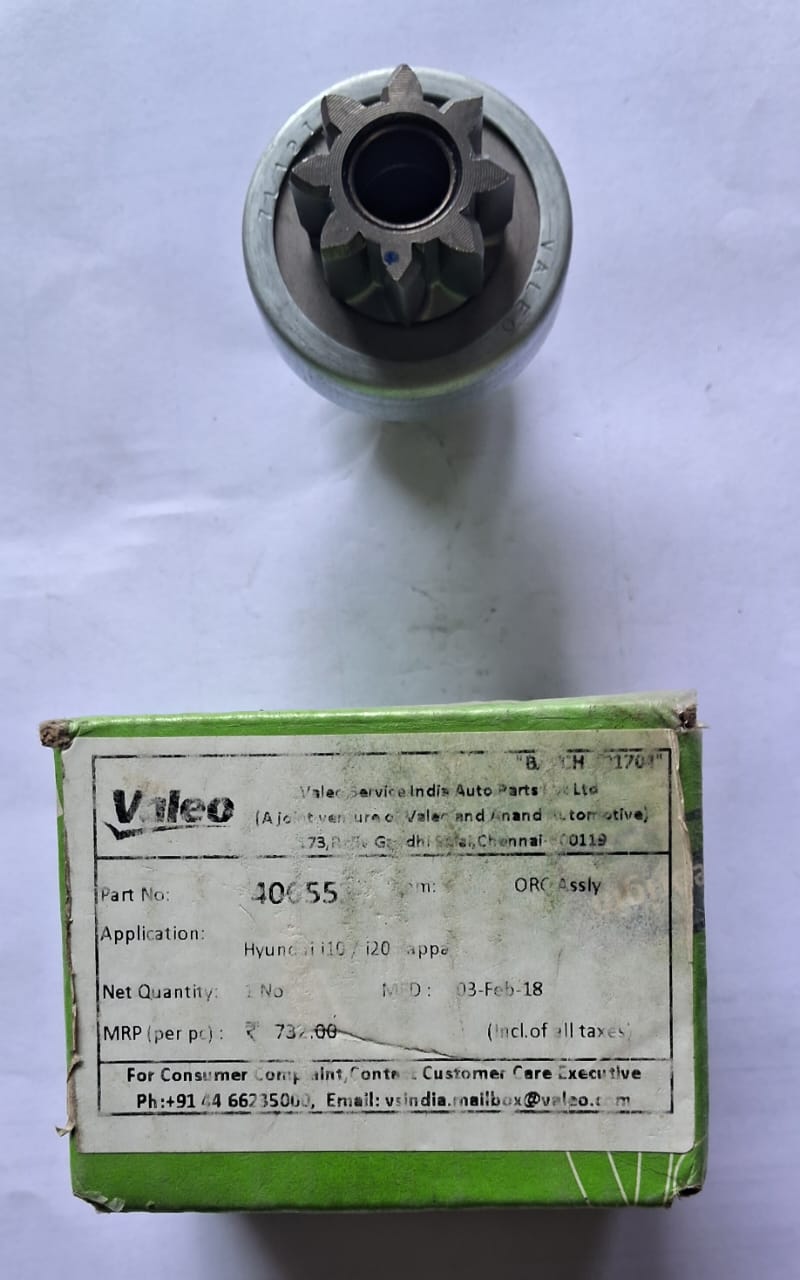 Hyundai Accent, Getz, Prime, Grand I10, I10 Kappa, I20 Old, I20 Elite, Verna Fluidic, Xcent Petrol - Garari - ORC Assy (Clutch - Over Running) - 406552 - Valeo