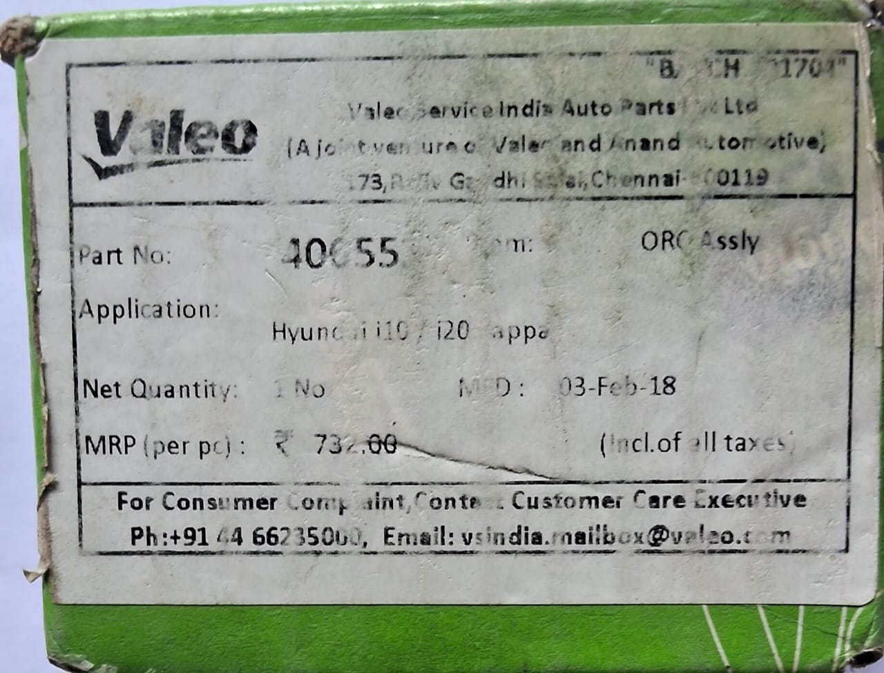 Hyundai Accent, Getz, Prime, Grand I10, I10 Kappa, I20 Old, I20 Elite, Verna Fluidic, Xcent Petrol - Garari - ORC Assy (Clutch - Over Running) - 406552 - Valeo