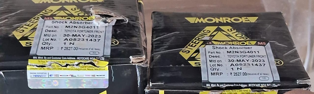 Toyota Fortuner - Front Shock Absorber (Set of 2) M2N3G4011 - Monroe + Front Linkers Set KTMF4022 - Autokoi