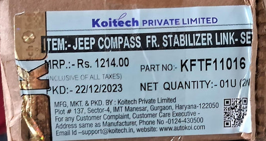 Jeep Compass - Front Linkers Set - KFTF11016 - Autokoi