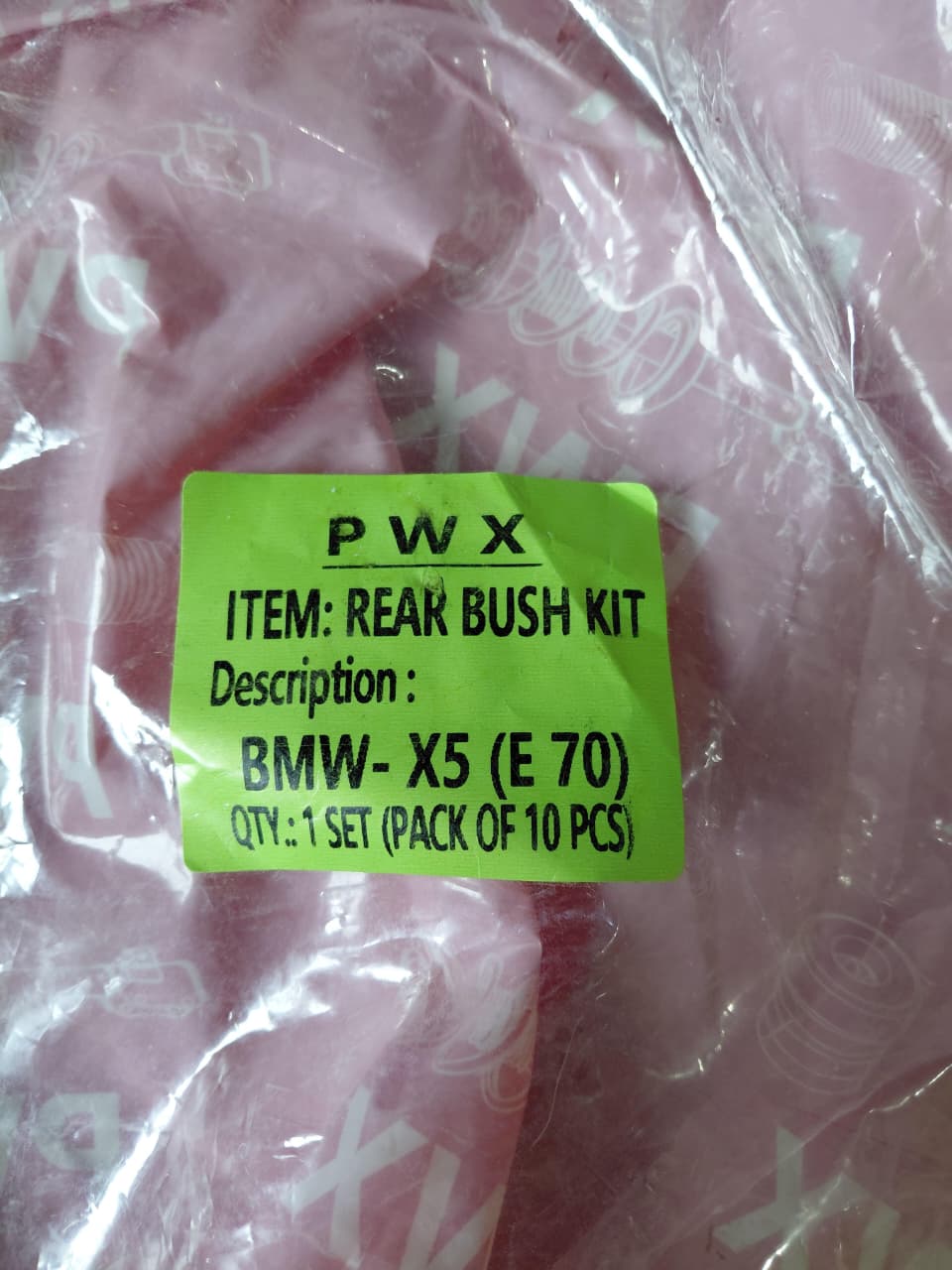 BMW X5 E70 - Rear Bush Kit of 10 pcs - MJ