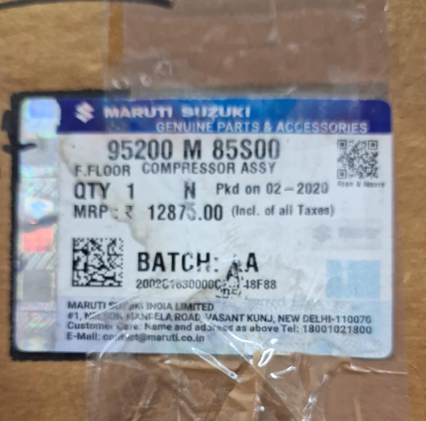 Maruti Suzuki Brezza Petrol - Compressor - 95200 M 85S00 - MGP Genuine