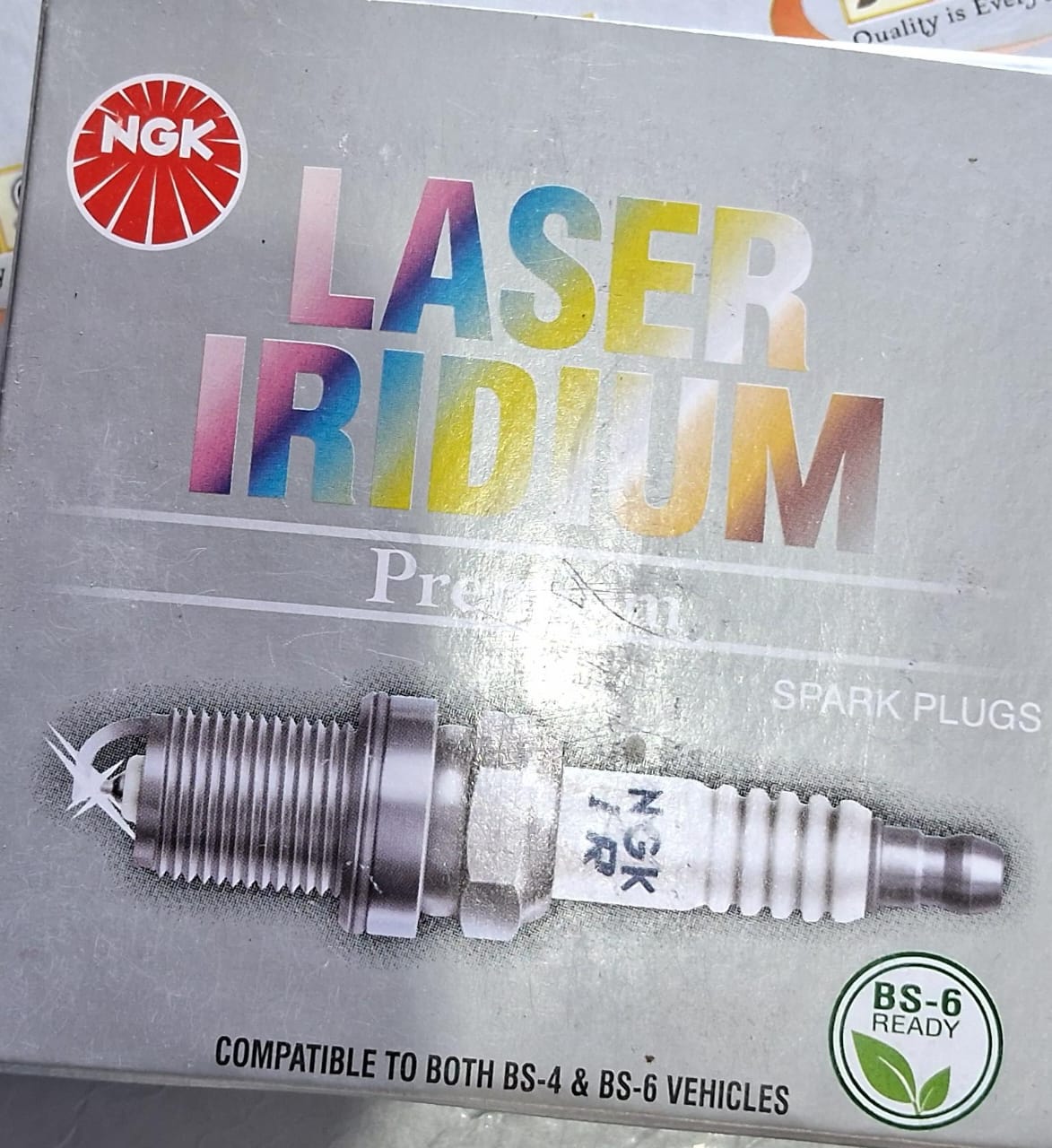 Hyundai I10 Kappa, I10 Grand, Xcent, Creta, I20 High Performance Spark Plug (Set of 4) - ILZKR6F11 - NGK