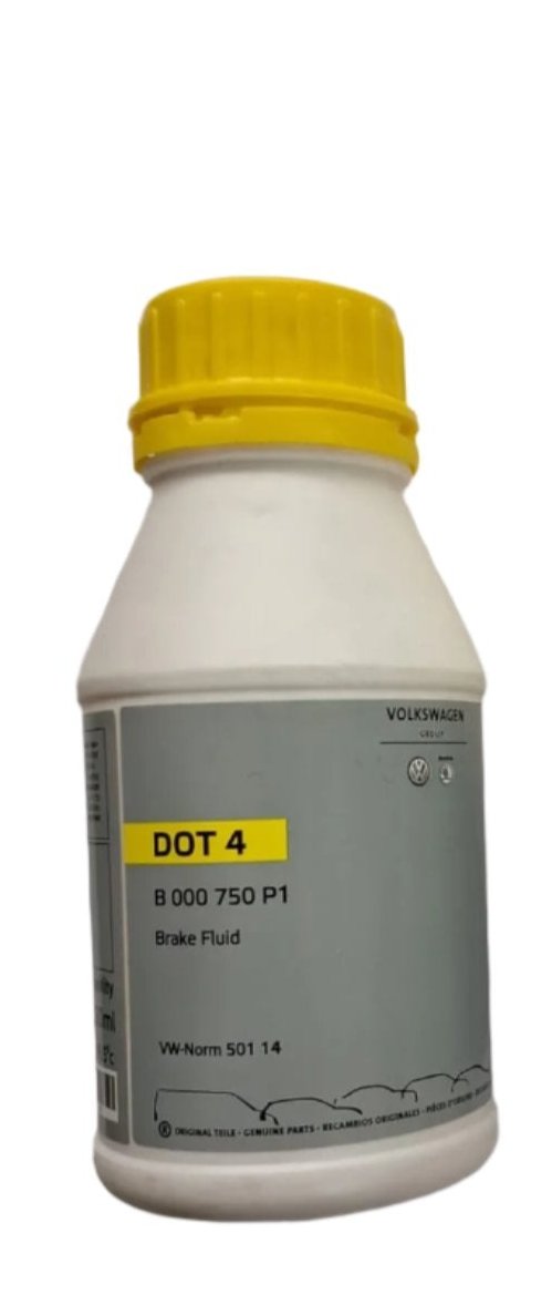 Volkswagen Brake Oil DOT 4 - 500 ml - B 000 750 P1 - Volkswagen Genuine