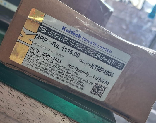 Toyota Innova, Innova Crysta - Front Linkers (Stabilizer Link) Set KTMF4004 - Autokoi