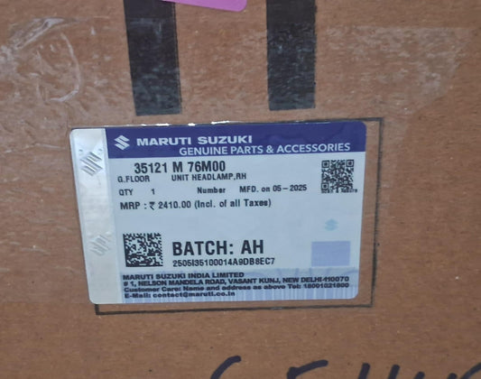 Maruti Suzuki Celerio old - Head Light Right Side - 35121 M 76M00 MGP