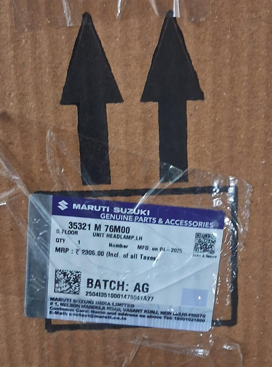 Maruti Suzuki Celerio old - Head Light Left Side - 35321 M 76M00 MGP