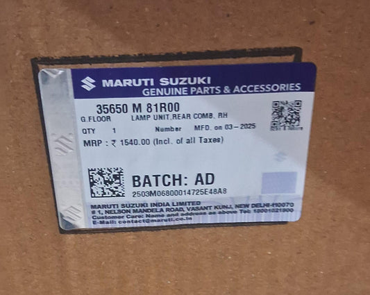 Maruti Suzuki Celerio N/M - Tail Light Light Right Side - 35650 M 81R00 - MGP