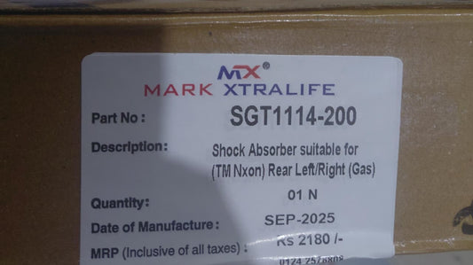 Tata Nexon Rear Shocker Set - SGT1114-200 Mark Xtralife