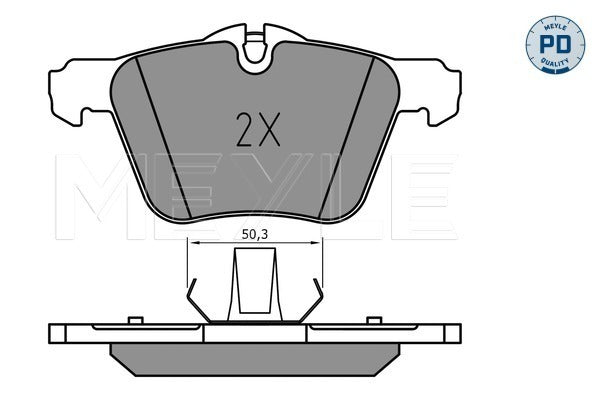Jaguar S-Type, XJ, XF, XK Front Brake Pads - 0252407920/PD Meyle Germany