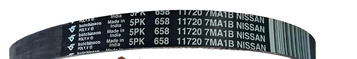 Nissan 2019 onwards - Fan Belt 5 PK 658 - MJ