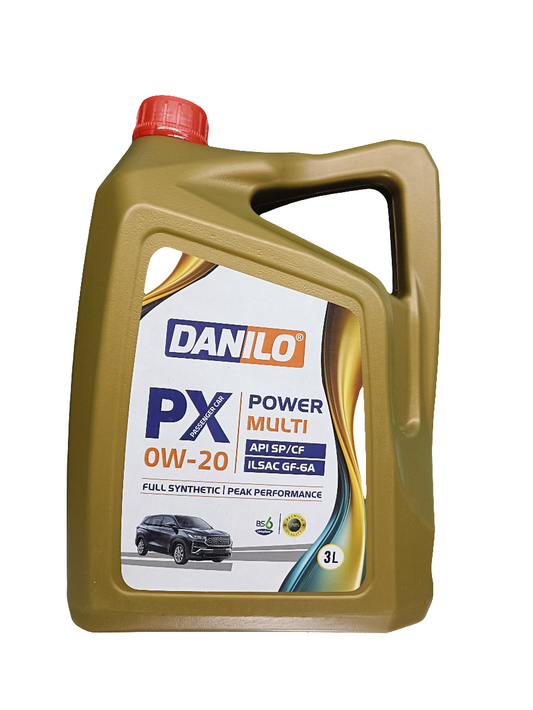 Danilo Full Synthetic API SP/FF 0W-20 Fully Synthetic Engine Oil 3 Litres - Danilo Netherlands