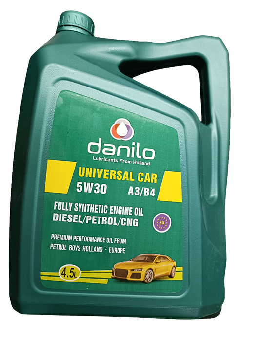 Danilo 5W-30 A3/B4 Fully Synthetic Engine Oil 4.5 Litres - Danilo Netherlands