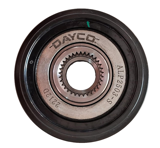 Audi A4, A6, A7, A8, Q5, Q7 (3.0 TDI) - Alternator Freewheel Clutch (Alternator Pulley) - For Bosch Alternator ALP 2503 - Dayco