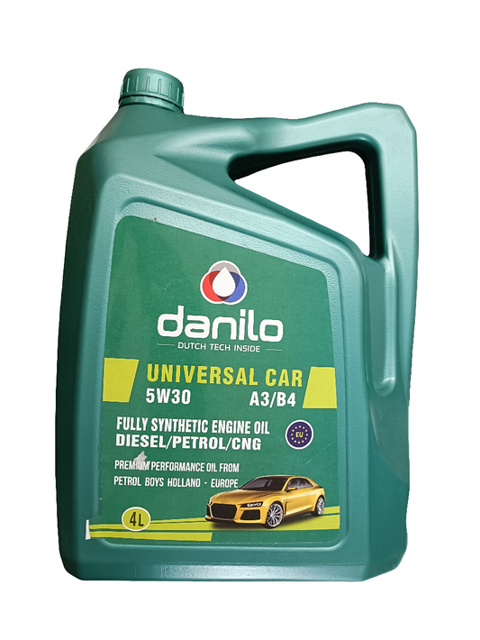 Danilo 5W-30 A3/B4 Fully Synthetic Engine Oil 4 Litres - Danilo Netherlands