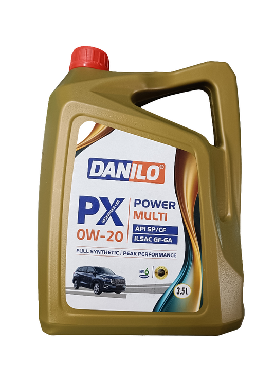 Danilo Full Synthetic API SP/CF 0W-20 Fully Synthetic Engine Oil 3.5 Litres - Danilo Netherlands