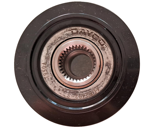 Audi A6 2.8 FSI, 3.0 FSI, Tata Safari, Storme, Aria, Force Motors Tempo Traveller - Alternator Freewheel Clutch (Alternator Pulley) - For Bosch Alternator ALP 2492 - Dayco