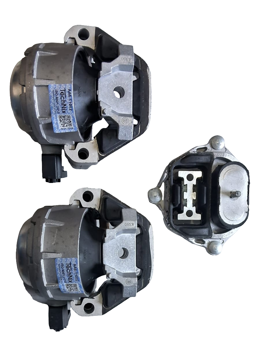 Audi A6 4G2 Engine Mounting Right, Left & Rear Side Set - AA6-T1002, AQ5-T2100 - Sedan / TechNix