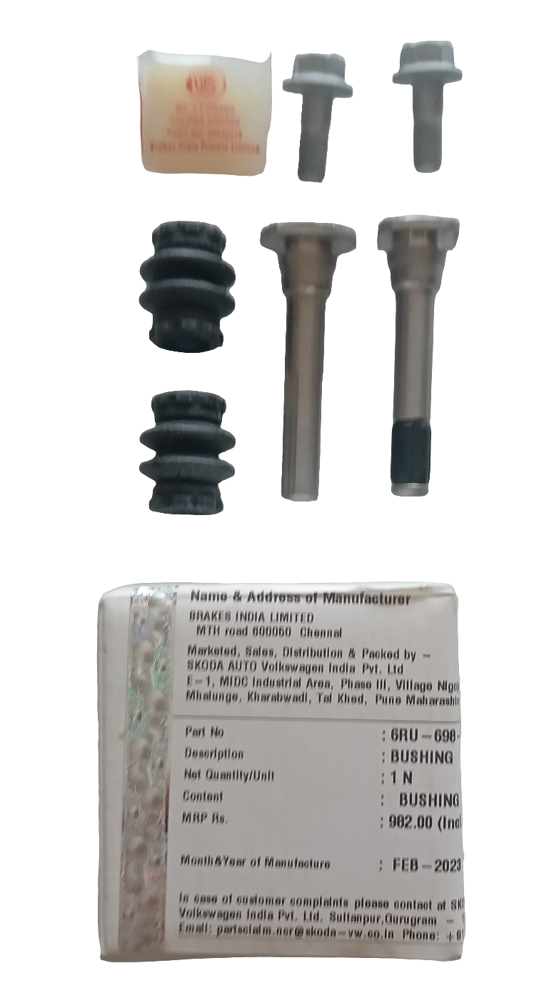 VW Polo, Vento, Ameo, Skoda Rapid Caliper Pin Set One Side - 6RU698647A VW