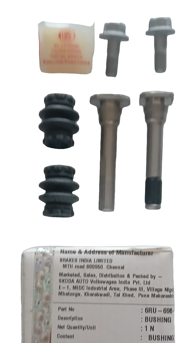 VW Polo, Vento, Ameo, Skoda Rapid Caliper Pin Set One Side - 6RU698647A VW
