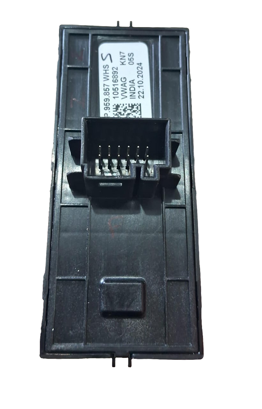 VW Taigun, Virtus, Skoda Kushaq, Slavia - Power Window Switch Front Right - 6JP959857WHS - Volkswagen